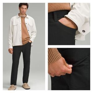 Lululemon Men’s ABC Classic-Fit 5 Pocket Pant Utilitech Black Pants Size 32 x 30